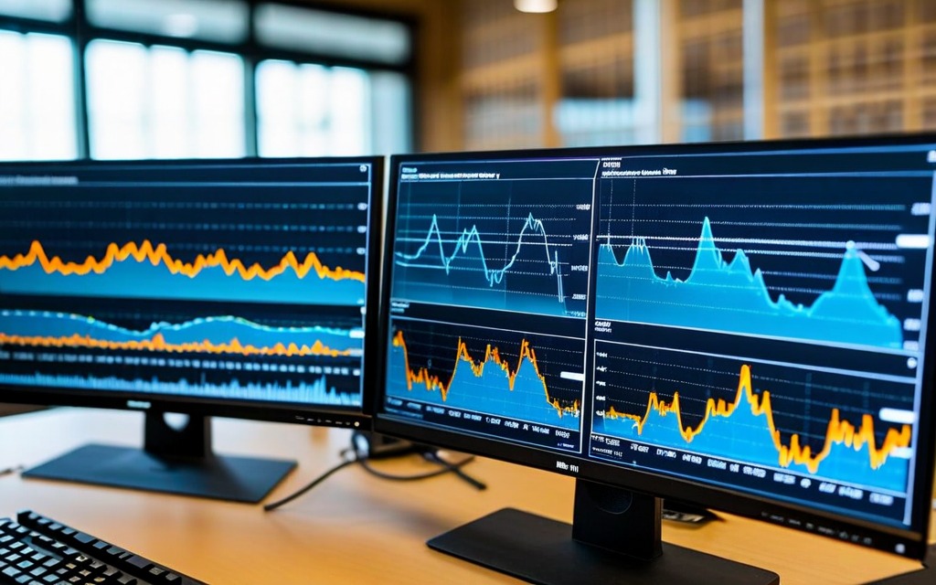 GridKern load forecast chart with confidence intervals over 72-hour period